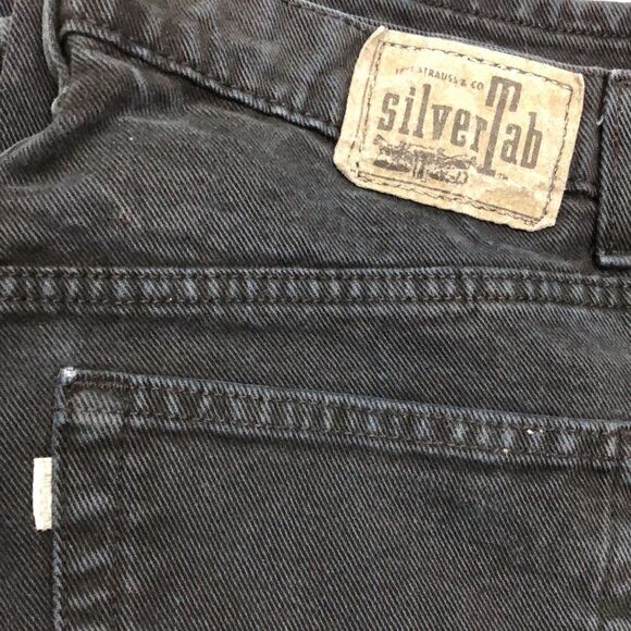Vintage 90’s Levi’s SilverTab Loose Fit 36x31 Dark Blue Made in USA - Picture 4 of 10